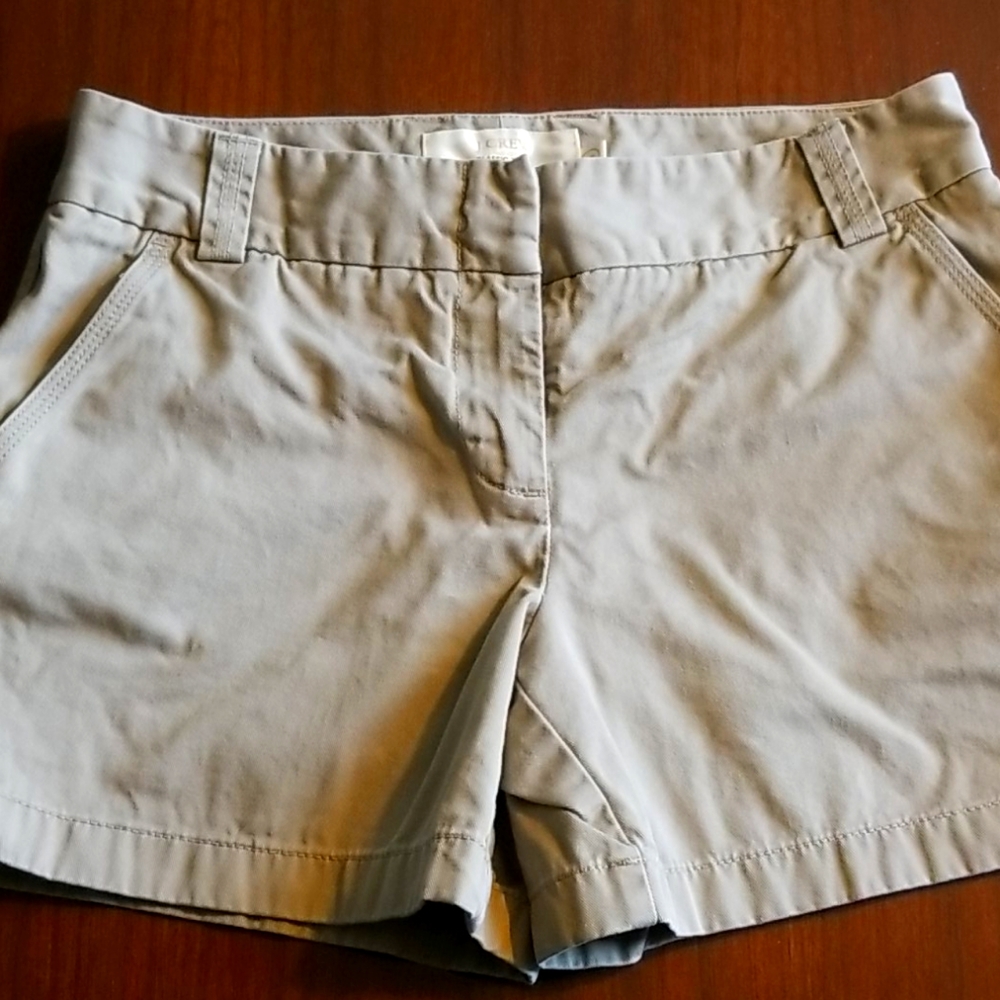 J. Crew Classic Twill Chino 5" Shorts khaki 6